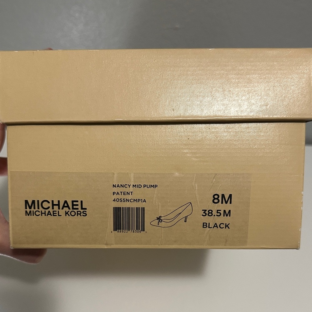 Michael Kors Black Nancy Mid Pumps